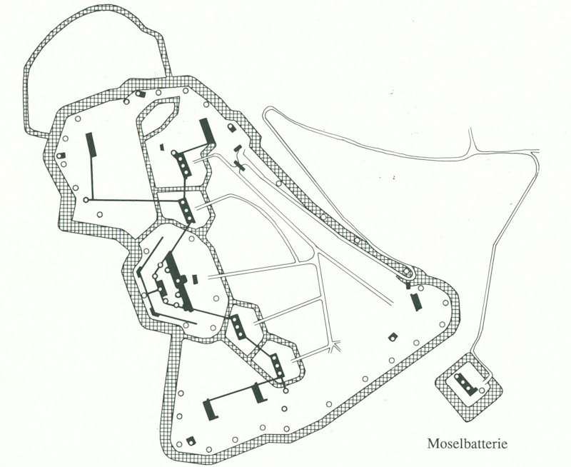 1897 LA FORTIFICATION ÉCLATÉE